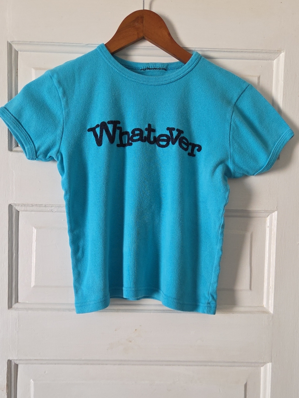 Kids Short-Sleeve 'Whatever' Graphic Tee - Turquoise